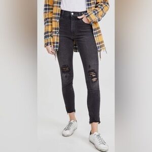 NWOT Joe's Jeans The Charlie High Rise Distressed Skinny Ankle
